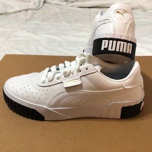 Puma Women’s Cali Sneaker Black and White 8